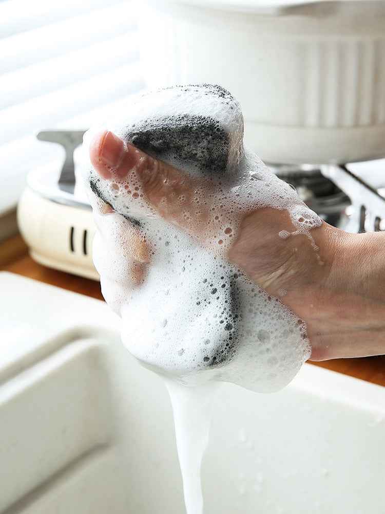 Loofah Sponge Brush Bowl Thickened Kitchen Cleaning