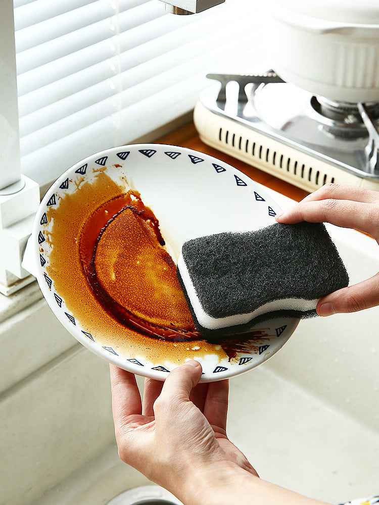 Loofah Sponge Brush Bowl Thickened Kitchen Cleaning